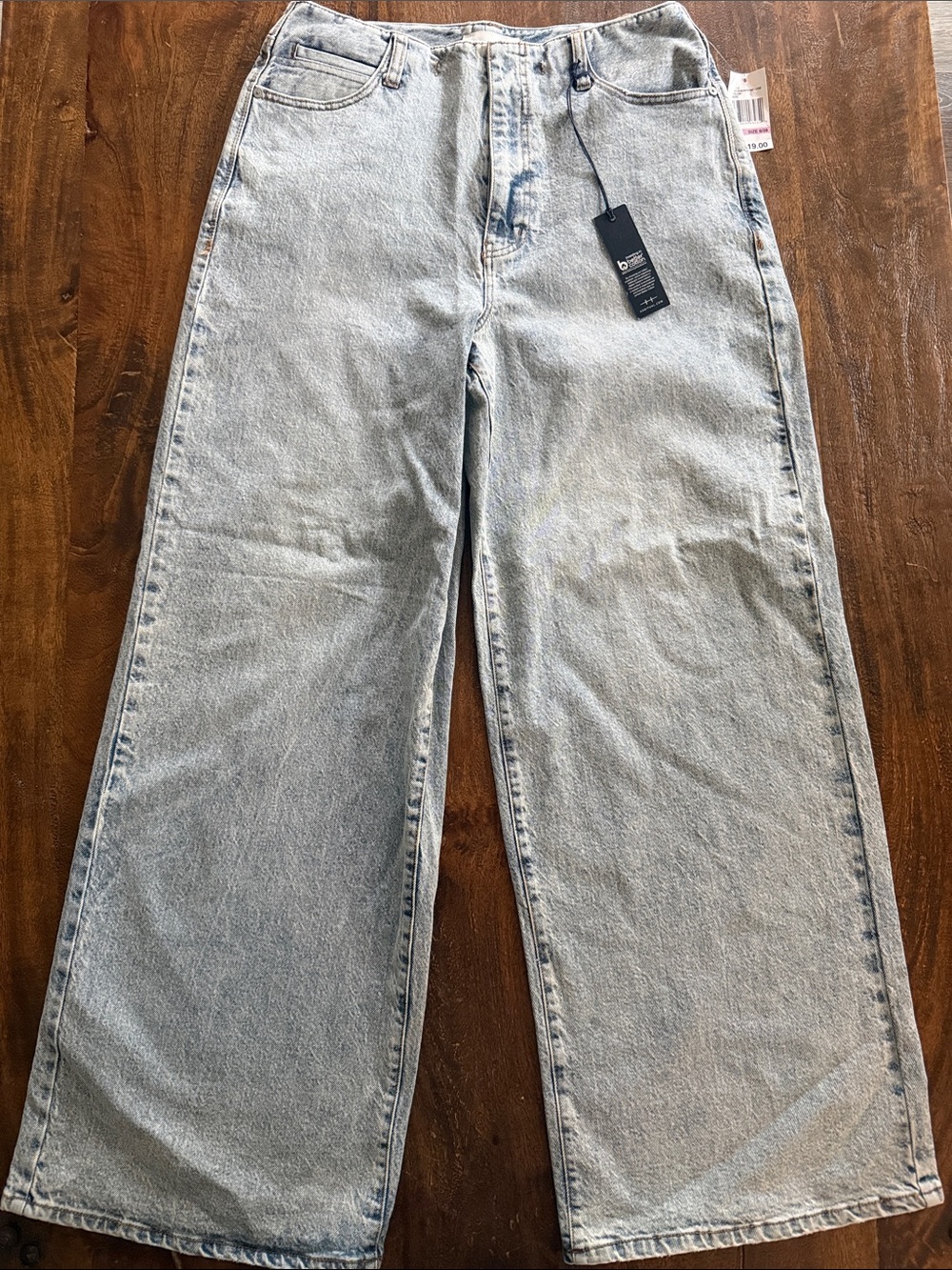 Habitual Light Wash Wide Leg Jeans